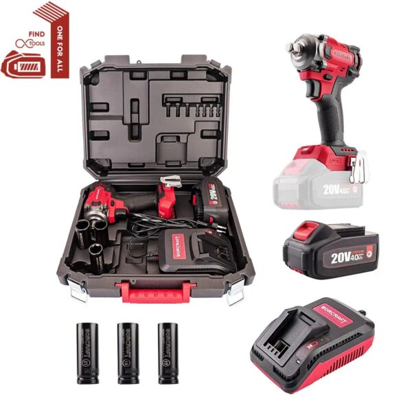 Clé à chocs sans balais CIW-S20LiBM-450_Single 4.0
1 batterie 1 chargeur 3 enduit