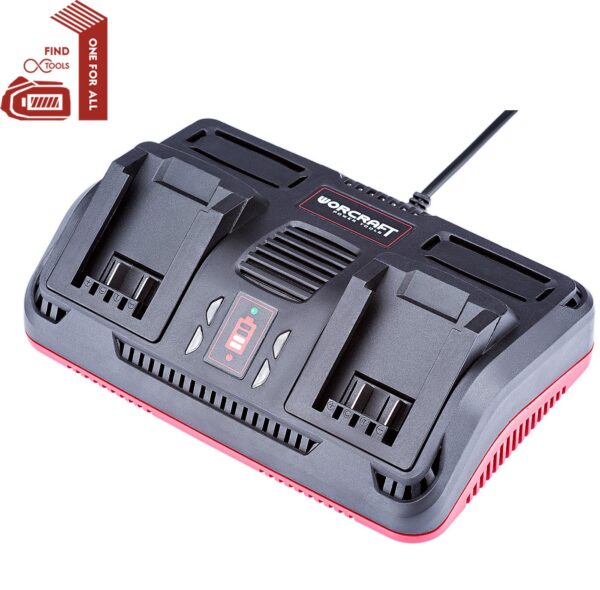 Chargeur double rapide pour batteries CLC-20V-2.4D