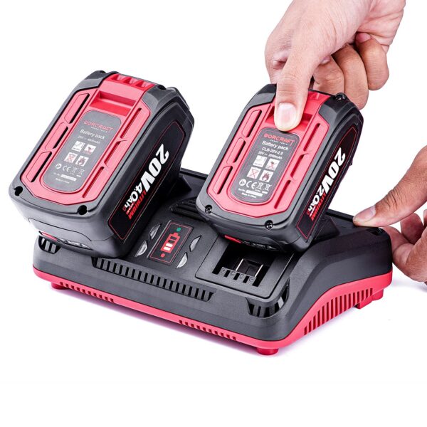 Chargeur double rapide pour batteries CLC-20V-2.4D