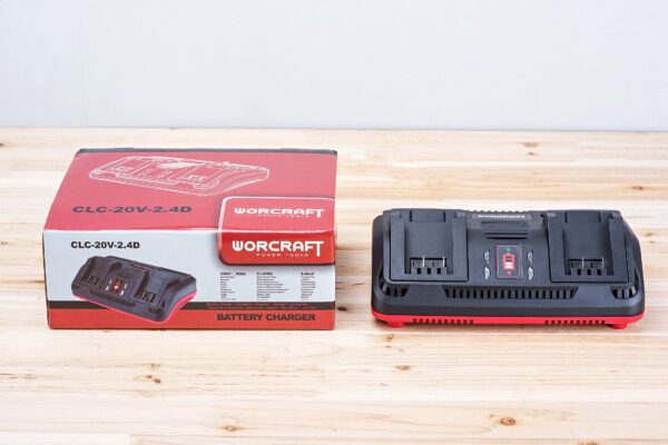Chargeur double rapide pour batteries CLC-20V-2.4D