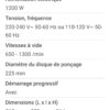 AGP  HS 225 PONCEUSE DU MURE
SECHE 225MM