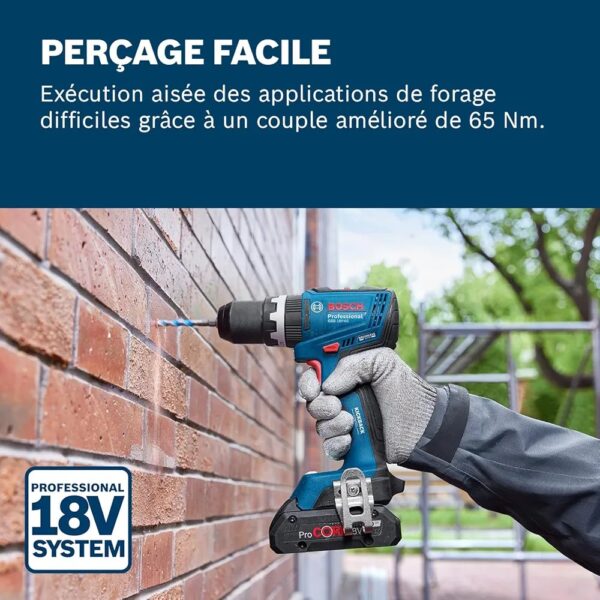 Perceuse-visseuse 18V EXSR18V-90 | BOSCH EXPERT
2 BATTERIE  2.0AH