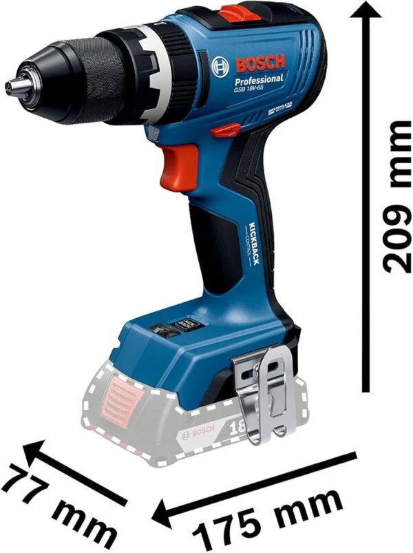 Perceuse-visseuse 18V EXSR18V-90 | BOSCH EXPERT
2 BATTERIE  2.0AH