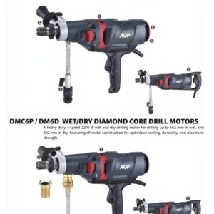 DM6P / DM6D WET DIAMOND CORE DRILL MOTORS