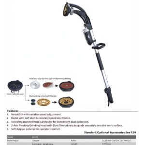 LG125 LONG-REACH CONCRETE GRINDER