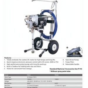 PM021 & PM025 PISTON PUMP AIRLESS PAINT SPRAYERS