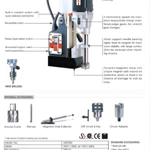 Perceuse magnétique agp original
Me 5000 /2