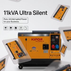 Kipor 11 kva silencieux
Avec armoire et inverseur