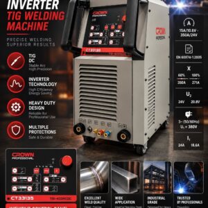 CROWN TIG MMA 400A INDUSTRIELLE