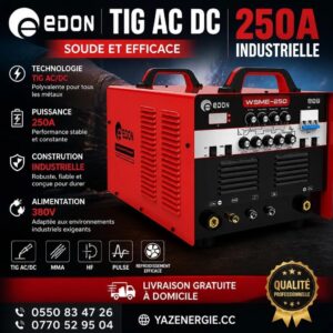 EDON 250A TIG AC DC  INDUSTRIELLE