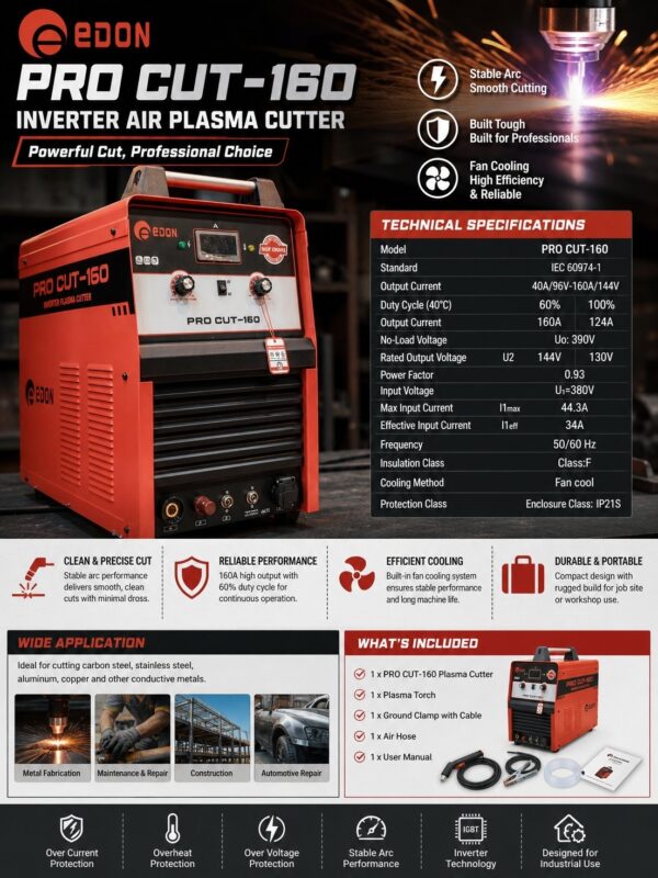 EDON CUT 160 PLASMA